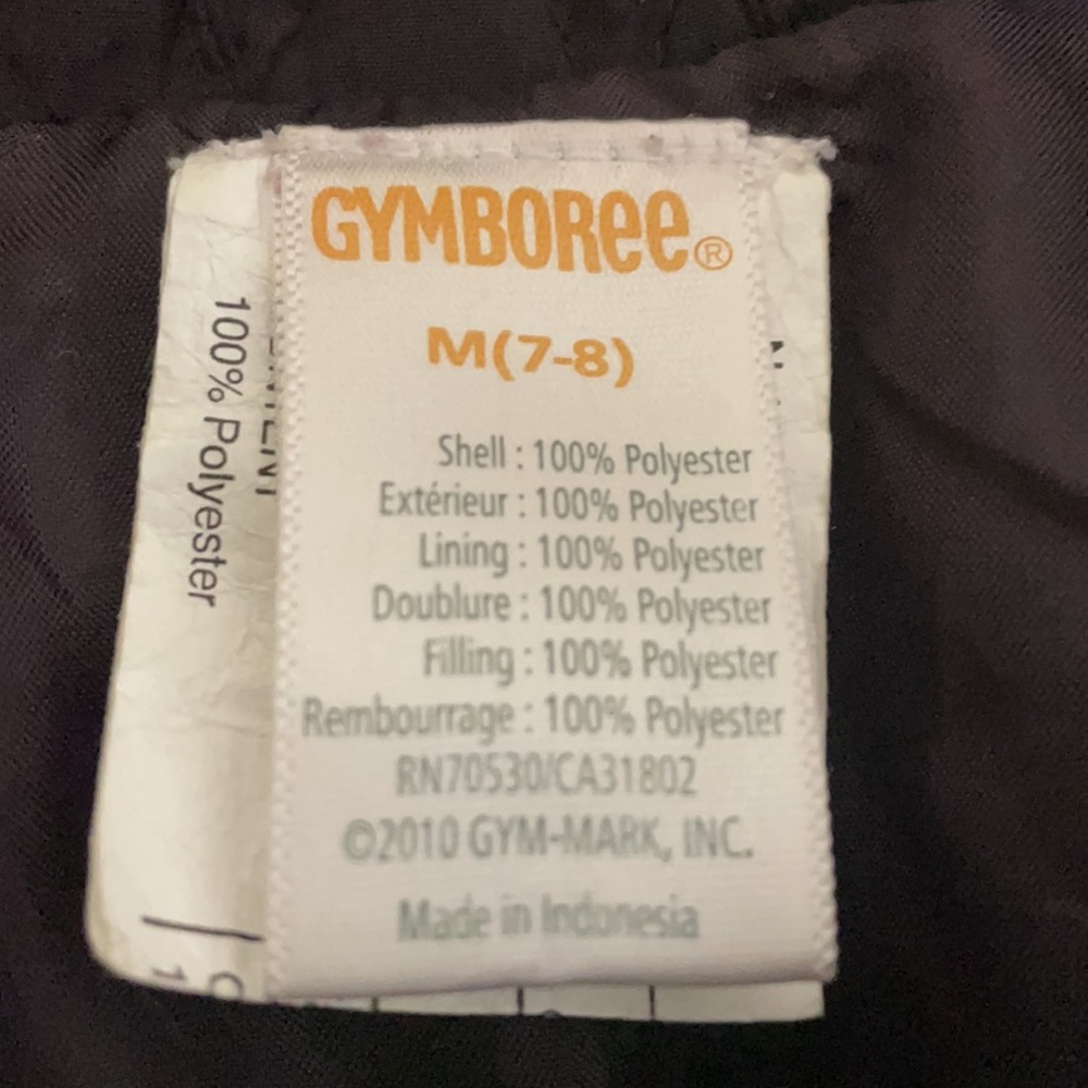 Gymboree deep purple jacket size M(7/8) - Picture 7 of 8